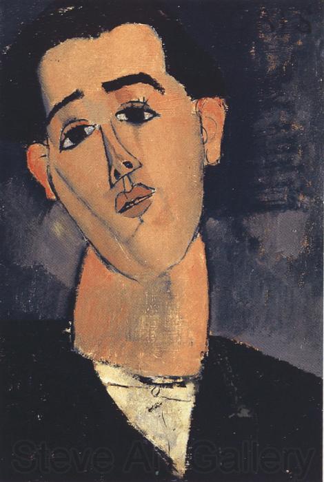 Amedeo Modigliani Portrait of Juan Gris (mk39) Spain oil painting art